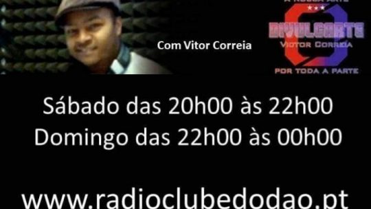 DIVULGARTE NA RADIO CLUBE DO DAO